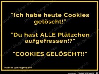 Cookies geloescht