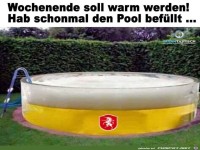 Wochenende soll warm werden