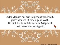 Jeder Mensch hat