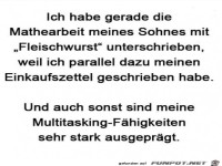 Nicht multitaskingfhig