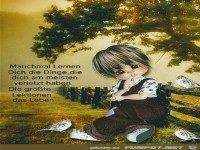 Manchmal lernen dich die Dinge