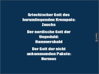 Witz �ber moderne G�tter