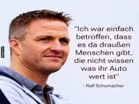 Zitat ber den Wert von Autos