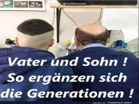 Haare heute, Glatze morgen: Familienfrisuren