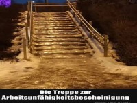Die rutschigste Treppe der Stadt!