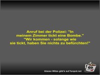 Anruf bei der Polizei