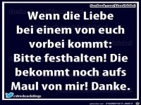 Wenn die Liebe...