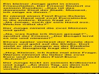 ein kleiner Junge beim Friseur.....