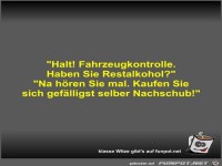 Halt! Fahrzeugkontrolle