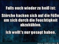 Falls euch hei� ist