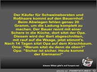 Der Kufer fr Schweineborsten und Rohaare kommt auf den...