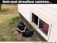 Drau�en spielen
