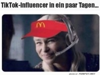 TikTok-Influencer in ein paar Tagen...