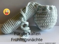 Geh�kelter Handw�rmer f�r kalte N�chte