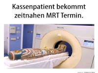 Kassenpatient beim zeitnahen MRT