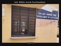 Unter der �berwachung von Kameras