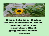eine kleine gabe