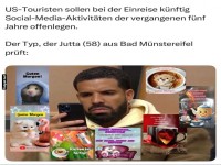 Social Media Scrolls vor der Einreise