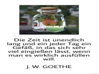 Die Zeit ist unendlich
