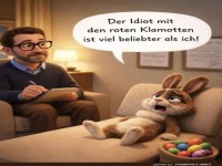 Hase im Therapiestress!