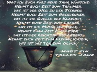 Feurige Wünsche fürs neue Jahr!
