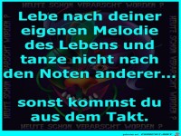 Lebe nach deiner eigenen Melodie