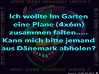 ich wollte im Garten