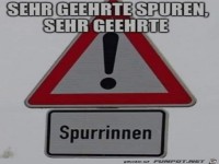 Die Spurrinnen