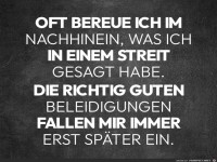 Geht den meisten Leuten so