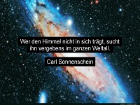wer den himmel nicht in sich