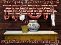Wurst und Wein: Ein Samstagsstart!