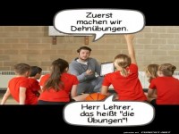 Sprachtalent im Sportunterricht