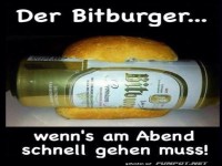 Bitburger Burger: Eine schnelle Abendmahlzeit