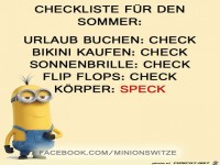 Checkliste f�r den Sommer