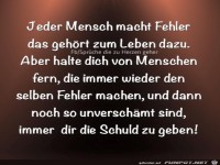 Jeder Mensch macht Fehler
