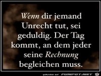 Wenn dir jemand Unrecht tut
