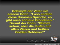 Schimpft der Vater mit seinem Sohn