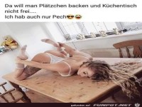 Da will man Pl�tzchen backen