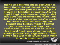 Ingrid und Helmut sitzen gemtlich in ihrem Haus