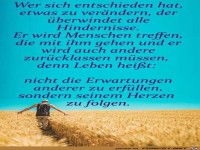 Wer sich ientschieden hat