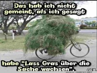 Das hab ich nicht gemeint