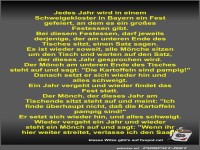 Jedes Jahr wird in einem Schweigekloster in Bayern ein Fest