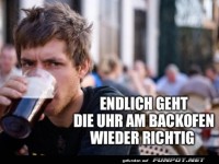 Endlich stimmt die Backofenuhr wieder