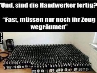 Handwerker und ihr handwerkliches Getr�nk