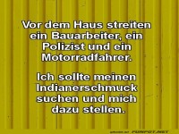 Konflikt vor dem Haus: Ein humorvoller Gedanke