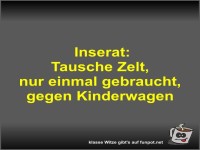 Camping-Upgrade: Vom Zelt zum Kinderwagen!