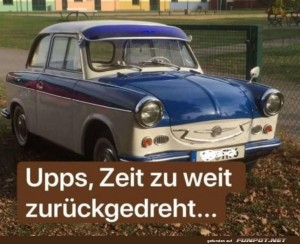 fun-Bild: Retro-Zeitmaschine Fehlfunktion!