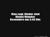Kleine Wunder um 5:48 Uhr