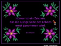 Humor ist ein Zeichen