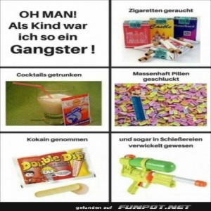 Gangsterkind:-Zuckerwatte-und-Wasserpistolen!.jpg von Michelle